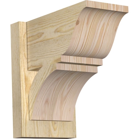 Ekena Millwork Thorton Traditional Rough Sawn Outlooker, Douglas Fir, 8"W x 14"D x 14"H OUT08X14X14THR01RDF